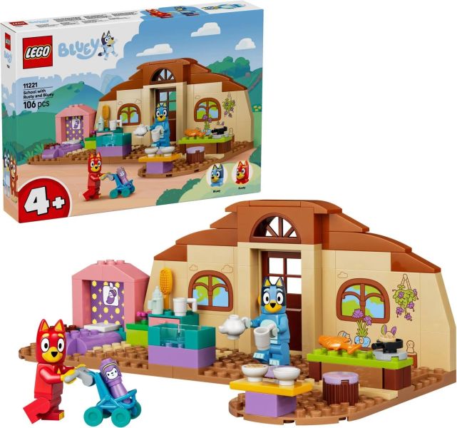 樂高 LEGO 11221 小迪與布麗上學趣 