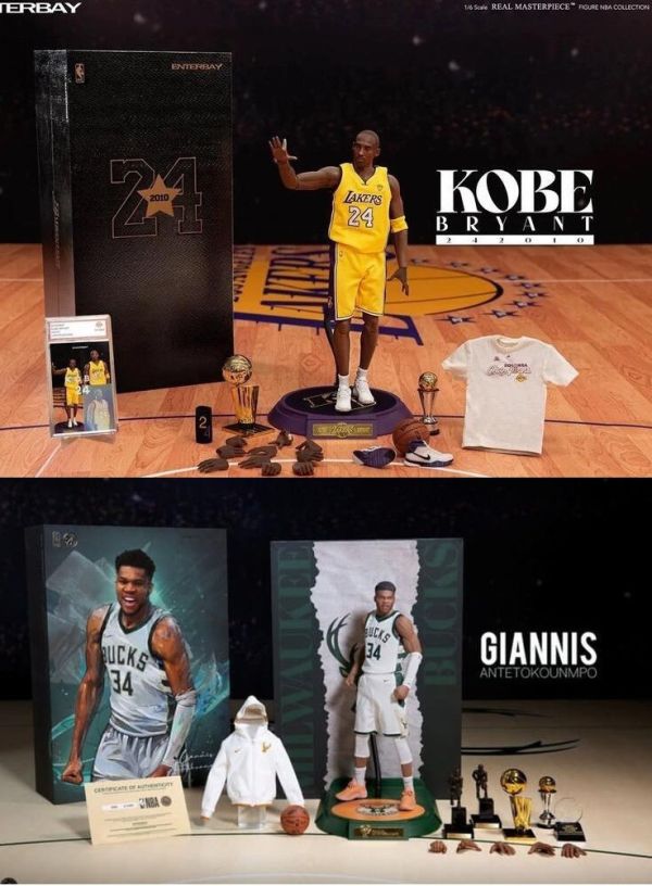 預購 ENTERBAY : 1/6 NBA系列 Kobe Bryant 柯比·布萊恩 242010限量版 