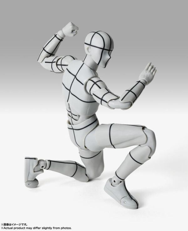 SHF 男性素體 女性素體 Sports-Edition 線框 灰Ver. 