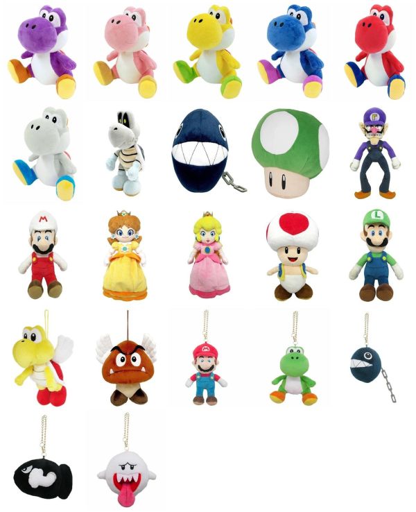 4-5月預購 超級瑪利歐 絨毛 瑪利歐 耀西 害羞幽靈 炮彈刺客 鐵球汪汪 蘑菇  碎碎龜 栗寶寶 瓦路易吉 黛西公主  碧姬公主 奇諾比奧 