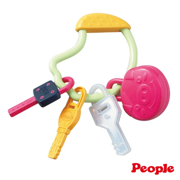 日本People 五感刺激鑰匙圈玩具 