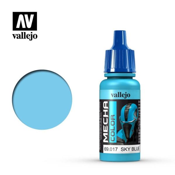 Acrylicos Vallejo  69017 - 天藍色 SKY BLUE   AV水漆 