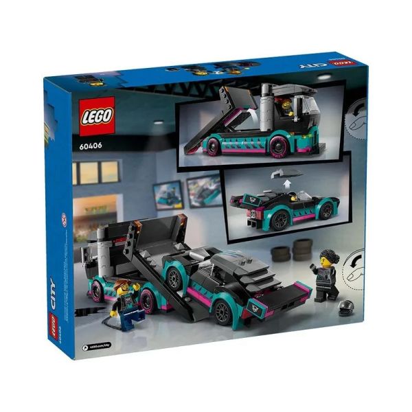 樂高 LEGO 60406 賽車和汽車運輸車 Race Car and Car Carrier Truck 