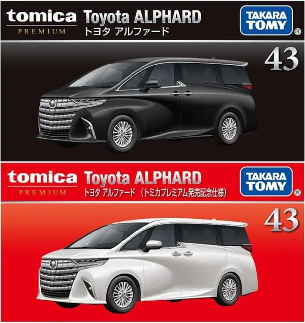 TOMICA 多美小汽車 PRM43 豐田Alphard 初回+一般 