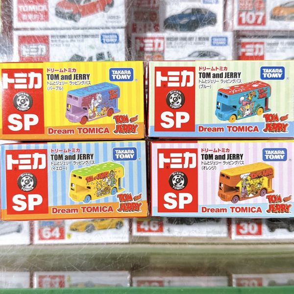 TOMICA 多美小汽車 DT 湯姆貓與傑利鼠 貨車 紫 黃 橘 藍 