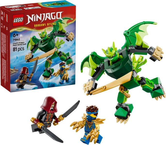 樂高 LEGO 71862 勞埃德的猛龍機械人戰鬥組 