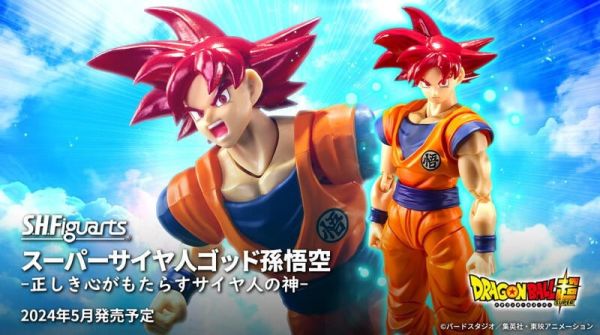 S.H.Figuarts SHF 七龍珠 超級賽亞人之神 孫悟空 帶有正直之心的賽亞人之神 