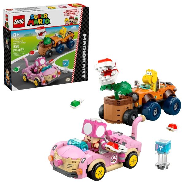樂高 LEGO 72044 瑪利歐賽車 咬下去！吞食花 