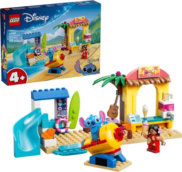 樂高 LEGO 43280 與莉蘿和史迪奇樂遊海灘 