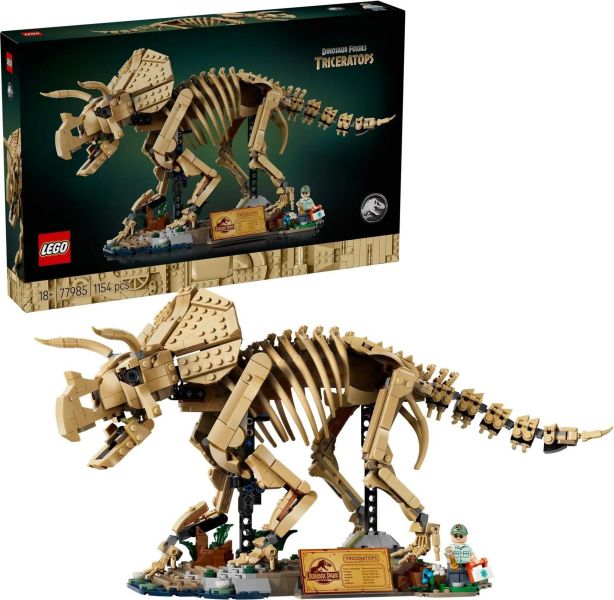 樂高 LEGO 77985 恐龍化石：三角龍 