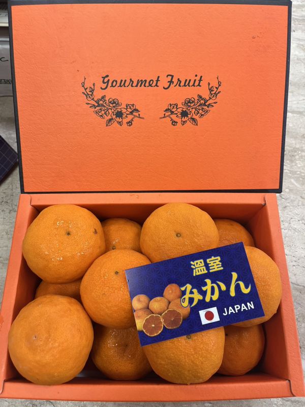 日本溫室蜜柑／愛瑪橘禮盒12-18玉／附提袋 