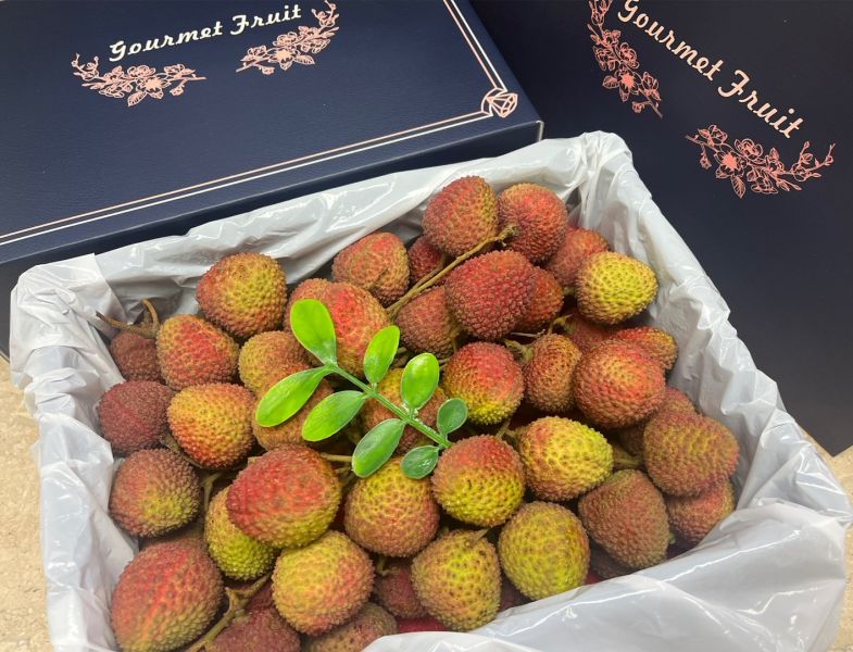 玉荷包荔枝禮盒 (淨重1500g) /附包裝提袋 
