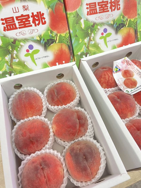 日本原裝/山梨溫室水蜜桃(5-6玉) 