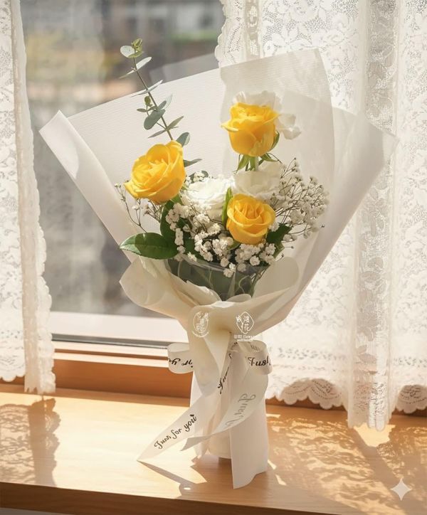 客製玫瑰花束系列 韓式花束,玫瑰花束,韓式包裝美學,奶茶色包裝,拒絕傳統包裝,花束傳情花束,台中花店代客送花~鴻花花店代客送花全程保密 珍惜所託,猶如親送