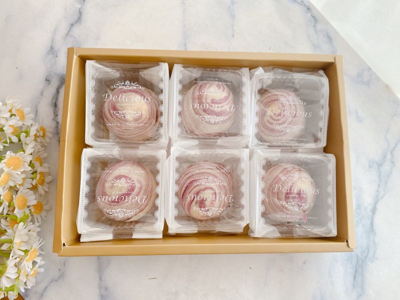 白玉麻糬芋頭酥禮盒-6入 