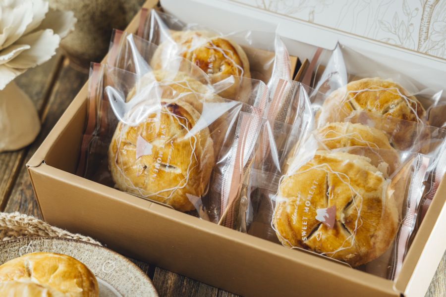 蘋果蜜餡燒 蘋果燒餅、蘋果面蜜餡燒、青蘋果甜點、蘋果餡燒、中式燒餅甜點、蘋果禮盒、手工燒餅、蘋果派台式、秋冬限定甜點、Chu啾Cooking 甜點