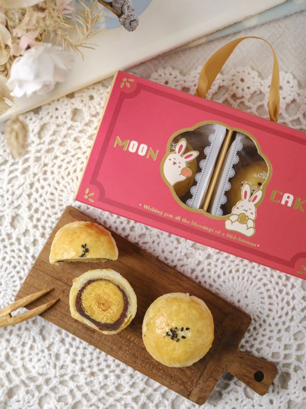 2入精美月餅手提禮盒 