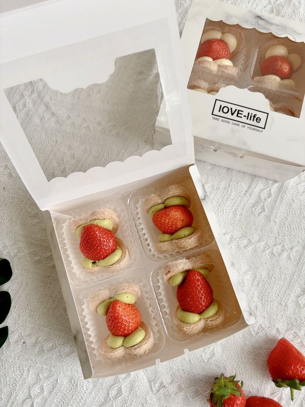 季節限定-草莓達克瓦茲(盒裝下單) 手做甜點.蛋糕.生日蛋糕.節慶禮盒.彌月蛋糕.檸檬蛋糕.達克瓦茲