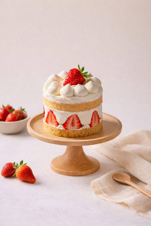 草莓生乳(限門市店取) 草莓生乳蛋糕、草莓蛋糕推薦、生乳蛋糕、減糖蛋糕、生日蛋糕、手工蛋糕、Chu啾Cooking