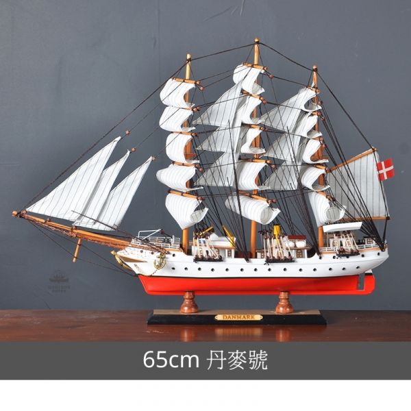 65cm高檔木製帆船 | 開店送禮首選 