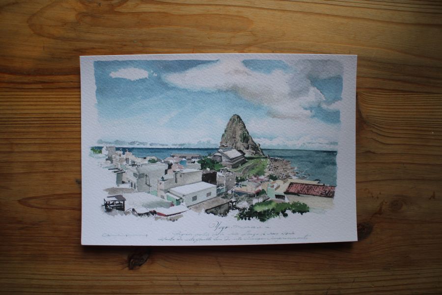【黑潮公益禮品】黑潮島航｜速寫澎湖蘭嶼海上即景 
