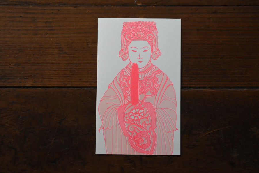 蕃薯寮媽祖明信片 | 朱朱藝術 
