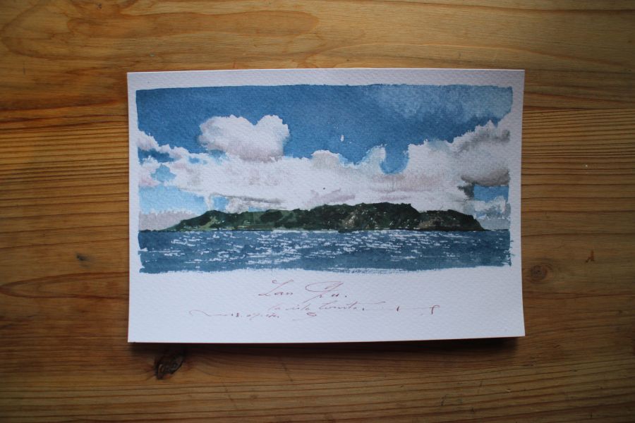 【黑潮公益禮品】黑潮島航｜速寫澎湖蘭嶼海上即景 