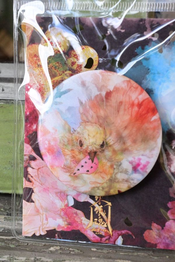 彩虹橋_珍珠布面胸章｜鎮魂 