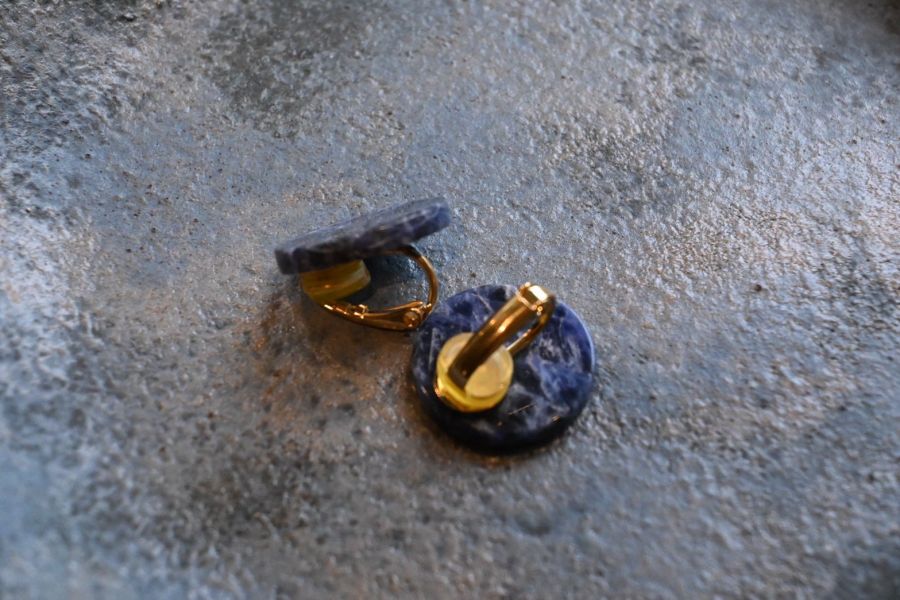 蘇打石耳環(一對)｜寶石拼圖 