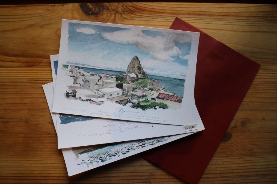 【黑潮公益禮品】黑潮島航｜速寫澎湖蘭嶼海上即景 