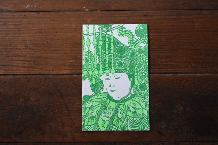 蚶仔寮媽祖明信片 | 朱朱藝術 
