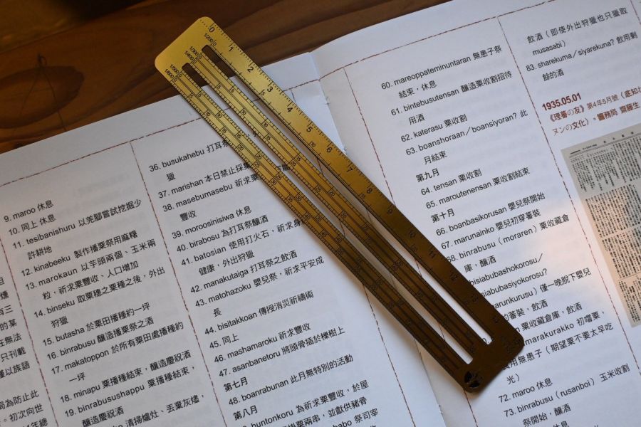 公英雙規比例尺-青銅｜滾雪球設計 