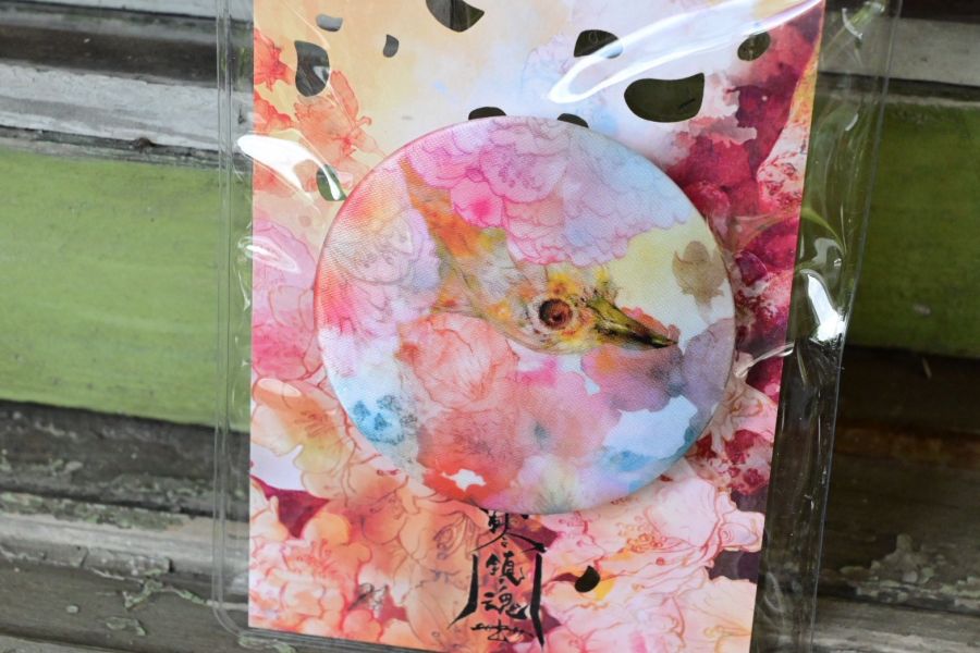 彩虹橋_珍珠布面胸章｜鎮魂 