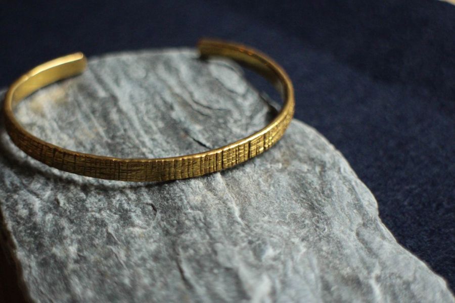 黃銅織紋手環 | Midudu Jewelry Lab 