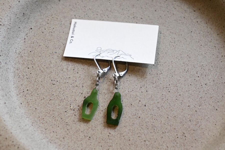 臺﻿灣玉耳釘/耳環 