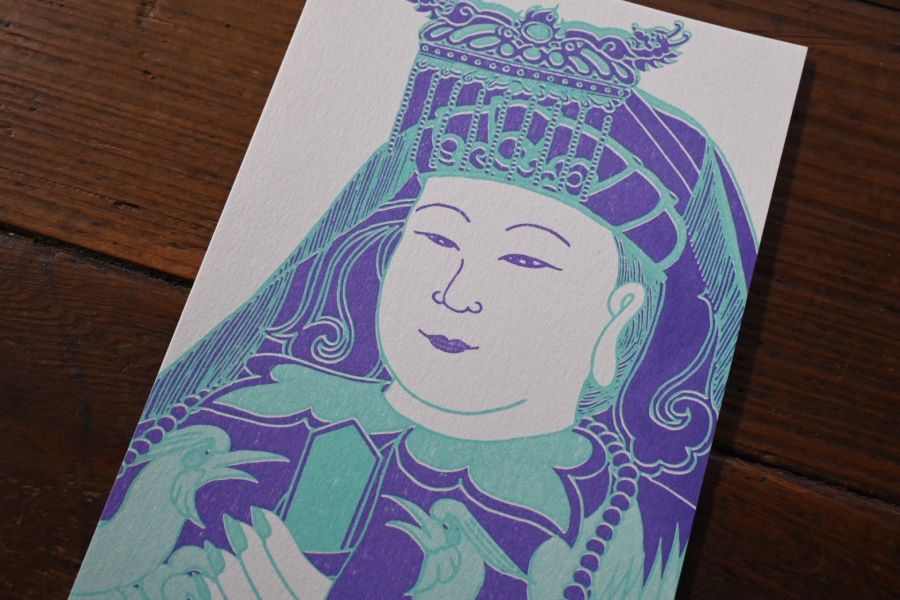 埤南媽祖明信片 | 朱朱藝術 