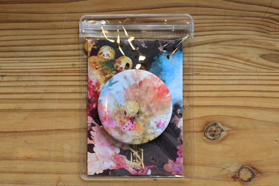 彩虹橋_珍珠布面胸章｜鎮魂 