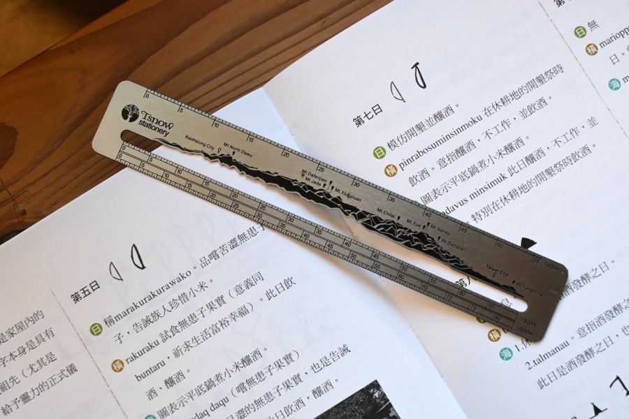 臺灣山脈地理比例尺｜滾雪球設計 