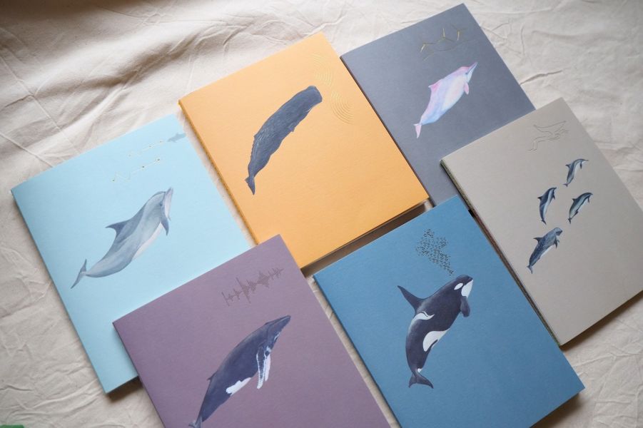 島嶼鯨靈的聲音 系列筆記本 