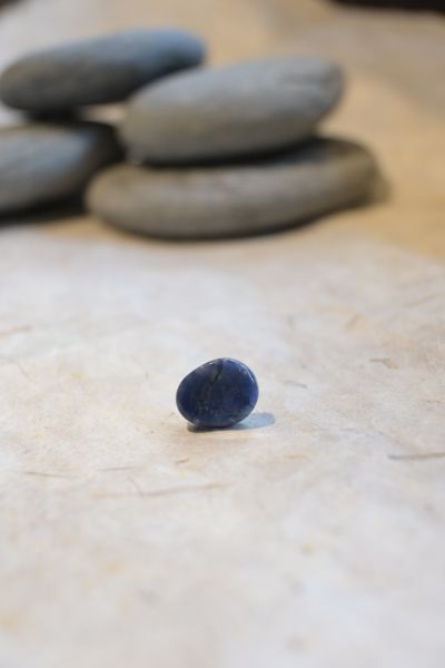 橢圓形耳釘｜寶石拼圖 