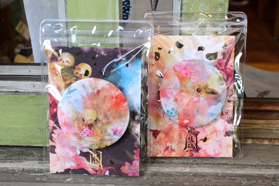 彩虹橋_珍珠布面胸章｜鎮魂 