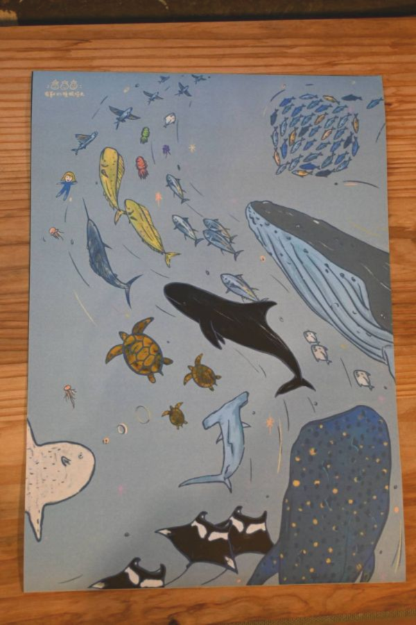 海洋生物貼紙｜有獸的睡眠時光﻿ 