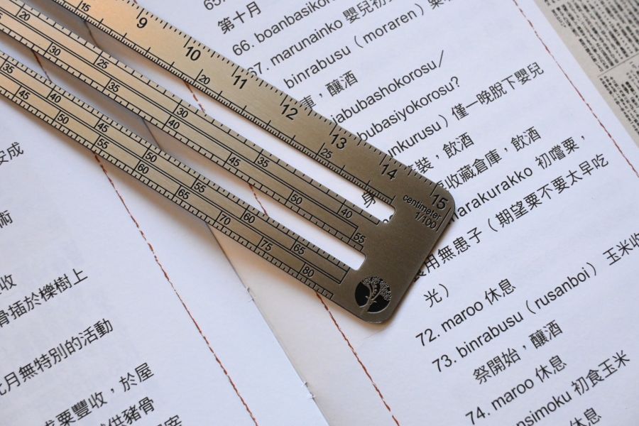 公英雙規比例尺-不鏽鋼｜滾雪球設計 