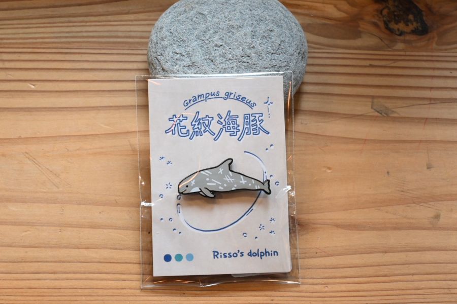 花紋海豚_鯨豚造型金屬徽章 | 黑潮海洋基金會 