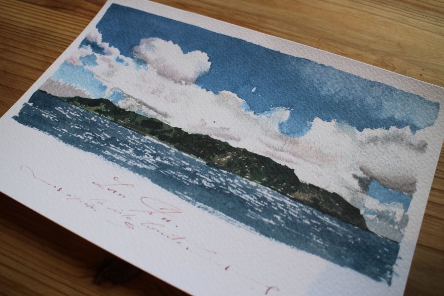 【黑潮公益禮品】黑潮島航｜速寫澎湖蘭嶼海上即景 