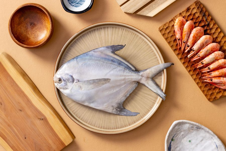 福氣白鯧魚 (450g±10%/包) 海の優oceanbest,海の優,海的優,新鮮,嚴選,大白鯧,白鯧魚,福氣白鯧魚,白鯧,年節必備