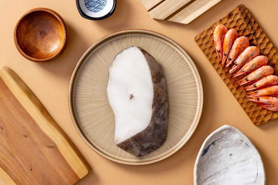 白嫩綿密鱈魚切片 (大比目魚) (350g±10%/片) 海の優oceanbest,海の優,海的優,烤肉,豪華,精選,新鮮,鱈魚切片(大比目魚),鱈魚,大比目魚,切片,魚