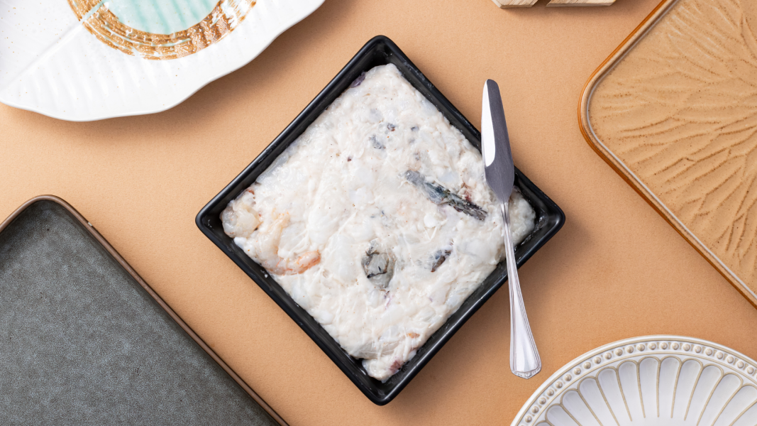 料多火燒蝦花枝漿 (200g/盒) #料多火燒蝦花枝漿 #火燒蝦花枝漿 #花枝漿推薦 #海鮮漿 #鮮蝦花枝漿 #花枝丸漿, 火鍋料推薦 #海味漿 #Q彈花枝漿 #台灣海鮮料理