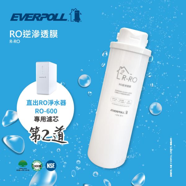 愛科濾淨實業股份有限公司EVERPOLL R-RO 直出RO淨水器專用濾心-第2道(含安裝) 