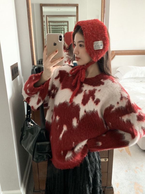 甜韓街拍感 渲染毛絨上衣溫暖又有型 